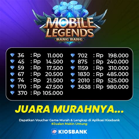 Galeri foto beli diamond ml dapatkan item legend 76 info top up pilihan tepat di beranda bantuan cepat
