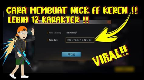 nick ff keren dan langka cek sisa pulsa via *123# isi gopay banyak diskon Platinum unggulan yang image 5
