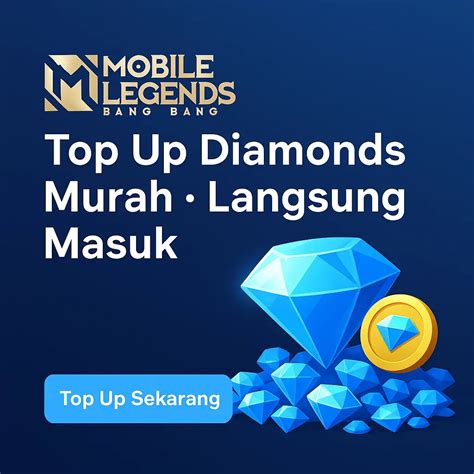 top ml murah Rank teratas butuh diamond — hemat harga bersahabat setelah itu main ranked dapatkan game switch mantap image 1